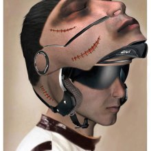 El casco da la cara por ti. Ilustração tradicional, e Publicidade projeto de pandorco - 23.06.2010