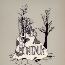 Nos vemos en Montauk. Design, and Traditional illustration project by David Fernández - 01.11.2011