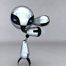 Robot. 3D projeto de Fabián García Bailén - 12.01.2011