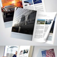 Reporte anual Mercedes-Benz. Design project by Diego Alanís - 02.08.2011