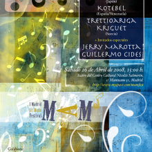 Carteles conciertos. Design, Traditional illustration, Music, and Photograph project by Nacho Hernández Roncal - 02.01.2011
