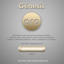 Genesis Oro. Un proyecto de Diseño, Publicidad, Programación e Informática de Beatriz Padilla - 04.02.2011