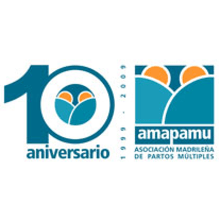 Logotipo 10º aniversario AMAPAMU. Design projeto de Manel S. F. - 06.02.2011