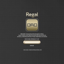Regal Oro. Design, Advertising, Programming & IT project by Beatriz Padilla - 02.08.2011
