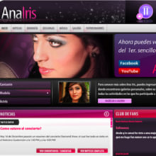 Ana Iris - Flash Site. Design, Advertising, Programming, UX / UI & IT project by Mario Rene Esposito - 01.18.2011