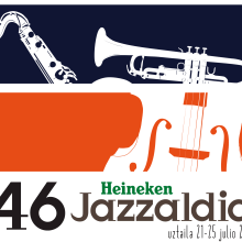 46º Jazzaldia. Design, Traditional illustration, and Advertising project by Yury Krylov - 03.03.2011