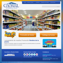Supermercados Colonial. Design, Programming, UX / UI & IT project by Cesar Daniel Hernández - 03.09.2011