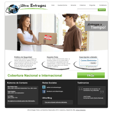 Ultra Entregas. Design, Traditional illustration, and Programming project by Cesar Daniel Hernández - 03.09.2011