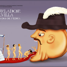 El Burlador de Sevilla. Design, Traditional illustration, and Advertising project by Alfredo Polanszky - 03.10.2011
