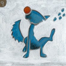 Perro azul. Traditional illustration, Film, Video, and TV project by Alfredo Polanszky - 03.10.2011