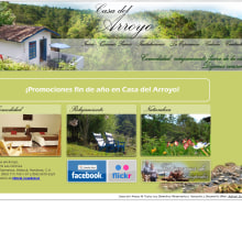 Casa del Arroyo (Hotel). Design, Traditional illustration, Programming, and UX / UI project by Cesar Daniel Hernández - 03.10.2011