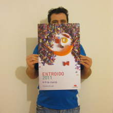 Cartel Entroido Lugo 2011. Design, and Advertising project by Aurora Cascudo Román - 03.27.2011