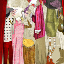 Cartel de Carnaval 2011 - propuesta. Un proyecto de Ilustración tradicional de Isabel Cabello Studio - 30.03.2011