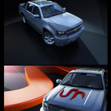 Simulación 3D de Chevrolet PikUp. 3D projeto de Javi Man - 05.04.2011