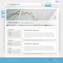 Financial Blog (Alemania). Un proyecto de Diseño, Programación, UX / UI e Informática de Cesar Daniel Hernández - 07.04.2011