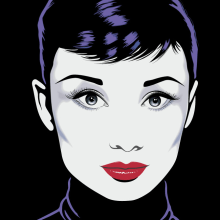 Audrey Hepburn. Un proyecto de Ilustración tradicional de Alberto García González - 08.04.2011
