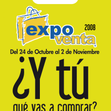 Flyer EXPO VENTA 2008. Design project by José Rivera - 04.12.2011