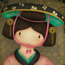·I LOVE Japan·. Ilustração tradicional projeto de Raquel Sánchez Pros - 01.05.2011