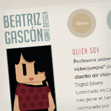 Web Beatriz Gascón. UX / UI & IT project by Juan Pablo González - 05.05.2011