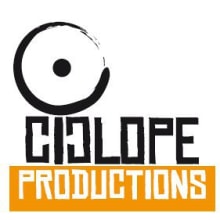 Logo Ciclope productions. Design project by Guerra Graphics - 05.10.2011