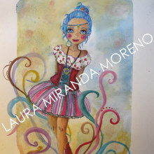 gouche. Een project van Traditionele illustratie van laura miranda mroeno - 14.05.2011