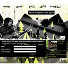 Aaron Wright. Design, Music, and Programming project by Jose Miguel Romero Saez - 05.30.2011