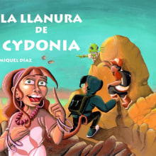 La Llanura de Cydonia. Traditional illustration project by Miquel Díaz - 05.30.2011
