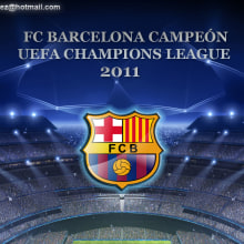Barcelona Campeón Uefa Champions League Wembley 2011. Design, Traditional illustration, Advertising, and Photograph project by Damian Carlos Gerez - 06.01.2011