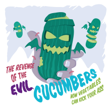 Evil Cucumbers. Un proyecto de  de Héctor Delgado Ros - 05.06.2011