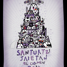Santurtzi Jaietan 2011. Design, and Traditional illustration project by Uka - 06.17.2011