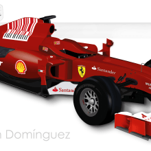 Ferrari. Design, Traditional illustration, Advertising, Photograph, and 3D project by Judith Estefanía Terrón domínguez - 06.25.2011