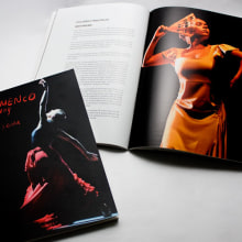 Catálogo: Flamenco Hoy de Carlos Saura. Design, e Publicidade projeto de Gisela Almerich Fuster - 28.06.2011