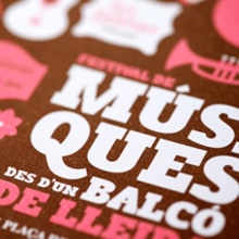 Festival de Músiques des d’un Balcó 2011. Design, and Traditional illustration project by SOPA Graphics - 06.30.2011