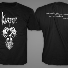 Camisetas Karonte. Design, Traditional illustration, Advertising, and Music project by Jaras - 07.05.2011