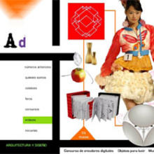 Proyecto de revista y web AD. Design projeto de Inma Lázaro - 06.07.2011