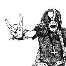 Black Metal. Un proyecto de Diseño e Ilustración tradicional de Ruth y Sira García Trigueros - 11.07.2011