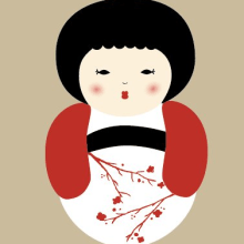 Ilustración: Japonesa. Ilustração tradicional projeto de Xiomara Ariza Bautista - 13.07.2011