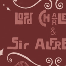 ¨Lord Charles actua y Sir Alfred canta¨. Traditional illustration project by Pablo E. Soto - 07.26.2011