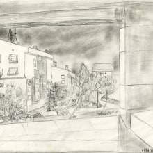 Perspectivas, edificios. Un proyecto de Ilustración e Instalaciones de Javier García-Villaraco - 30.07.2011