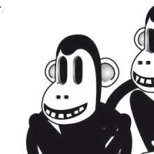 Todos los monos en la parra. Un proyecto de Ilustración tradicional de Paula Araújo Losas - 05.08.2011