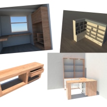 Muebles por encargo. Een project van  Ontwerp y 3D van Maria Jose Nuñez Perez - 08.08.2011
