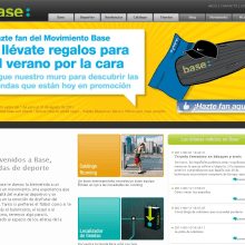 Tiendas de deporte Base. Un proyecto de Diseño, Publicidad y UX / UI de Montse Álvarez - 12.08.2011