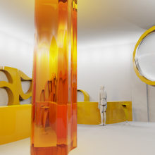 Disco/Bar. Design, Instalações, e 3D projeto de Adrian de la Torre - 13.08.2011