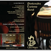 Díptico para Casa Bravo. Design, Ilustração tradicional, e Publicidade projeto de Francisco Javier Molina Gil - 14.08.2011