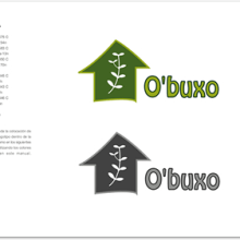 Logotipo para Casa O'Buxo. Un proyecto de Diseño e Ilustración tradicional de Francisco Javier Molina Gil - 14.08.2011