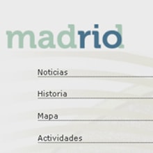 Proyecto de una web para Madrid Río. Un proyecto de Diseño y Programación de Marta García - 24.08.2011