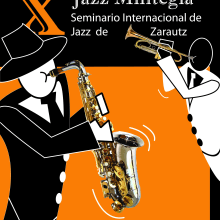 Seminario internacional de Jazz . Design, Traditional illustration, and Music project by Jairo A. Lorenzo Pérez - 08.31.2011