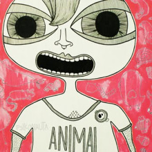 "Animal Liberation". Traditional illustration project by Psikonauta - 09.01.2011