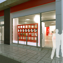 I. corp. para Vodafone. Un proyecto de Diseño, Instalaciones y 3D de María Gómez Barroso - 02.09.2011