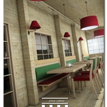 Russian Restaurant. Een project van  Ontwerp y 3D van Ramon Artime - 01.09.2011